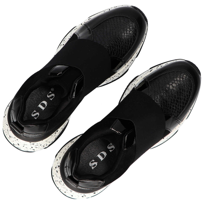 Sneakersy SDS 8025-SP czarne