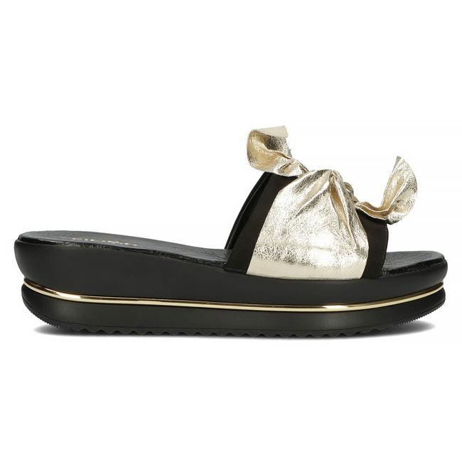 Leather flip-flops Filippo 40230 black