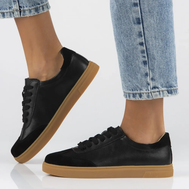 Leather shoes Filippo DP6128/24 BK black