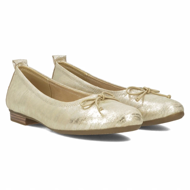 Leather shoes Filippo DP6249/24 GO gold