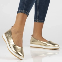 Leather ballerinas Filippo DP7008/25 GO gold