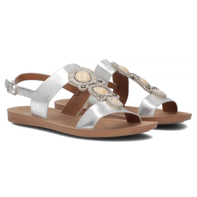 Sandals Filippo DS6882/25 SI silver