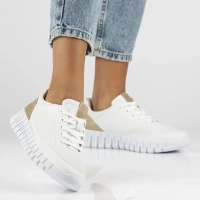 Leather Sneakers Filippo DP6035/24 WH white