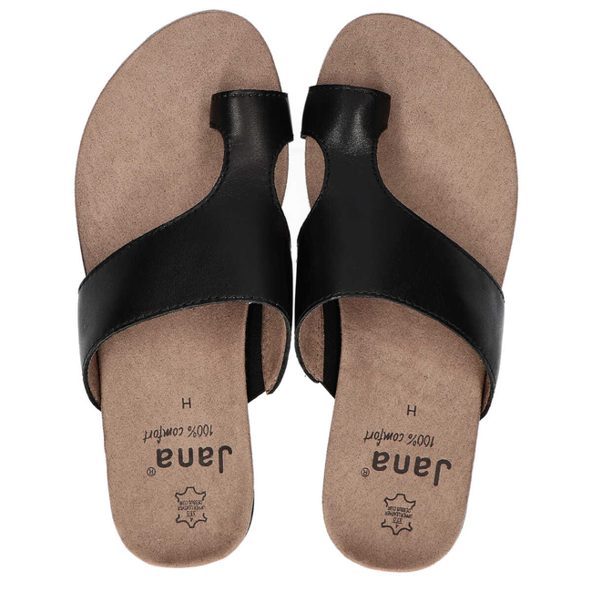 Slippers Jana 8-27150-24 001 Black