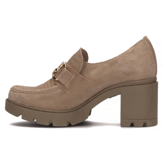 Leather shoes Filippo 20097 taupe