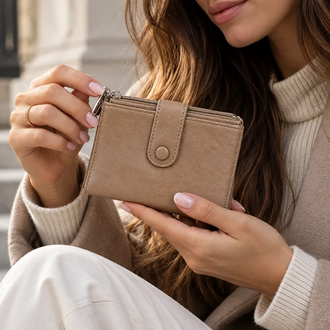 Beige wallet Appa