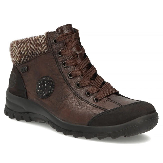 Leather boots Rieker L7110-25 brown