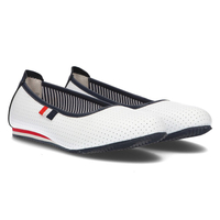 Skórzane baleriny Filippo DP2171/21 WH białe