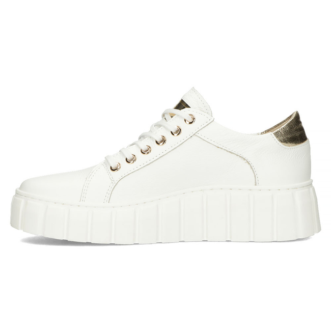 Skórzane sneakersy Filippo 168 białe