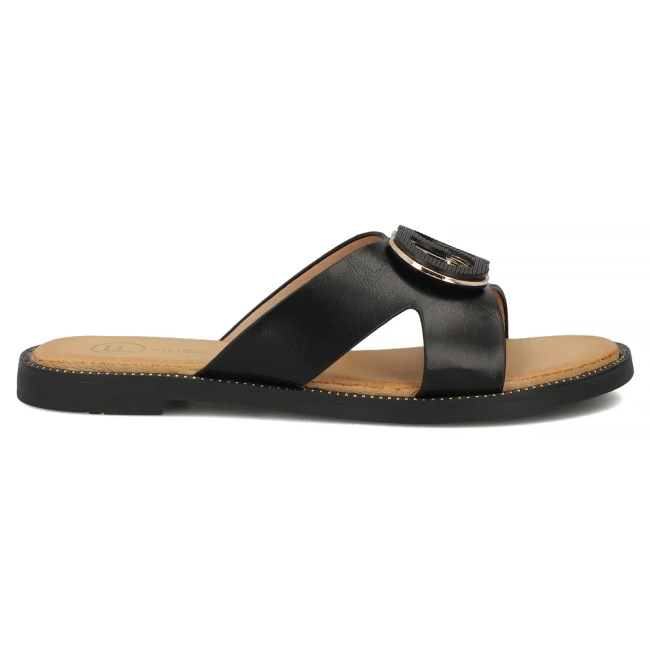 Klapki Filippo DK7890/26 BK czarne