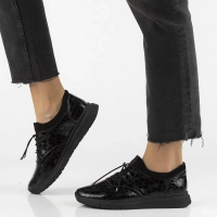 Leather shoes Filippo DP7117/25 BK black