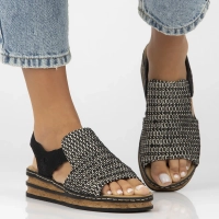 Sandals Rieker 62971-00 Black