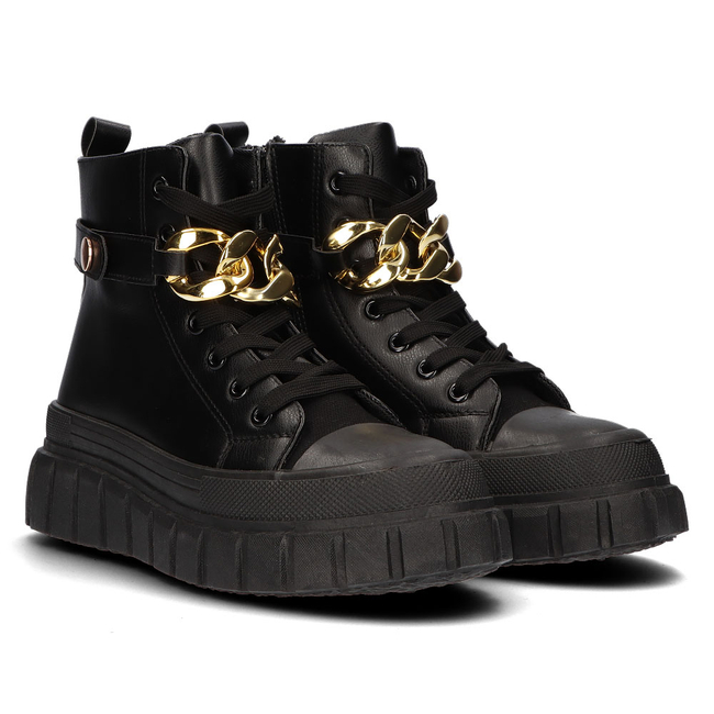 Botki typu workery Filippo V2001 czarne