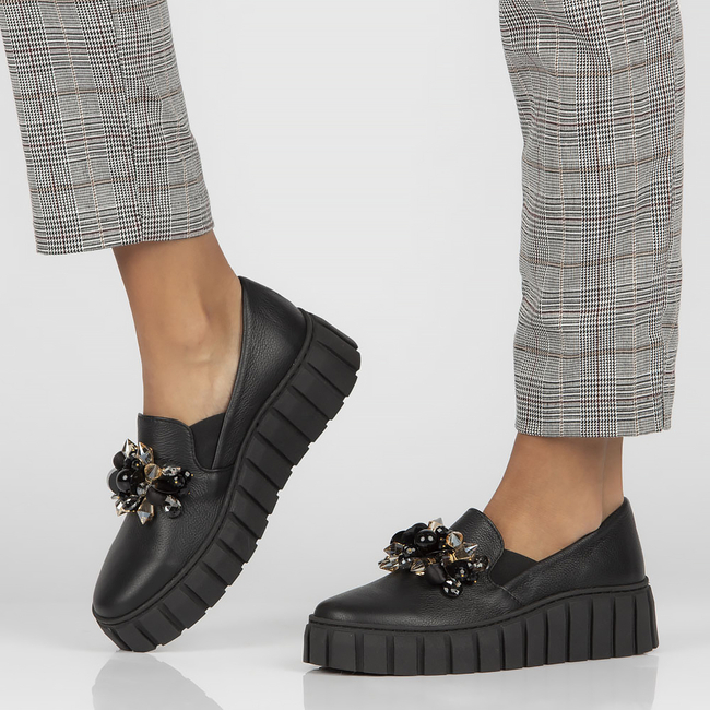 Leather shoes Filippo 198 black