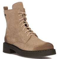 Leather ankle boots Filippo 60364 taupe