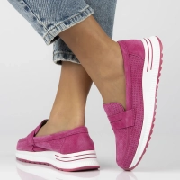 Leather shoes Filippo DP6750/25 FH pink