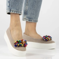 Leather shoes Filippo DP6024/25 BE beige