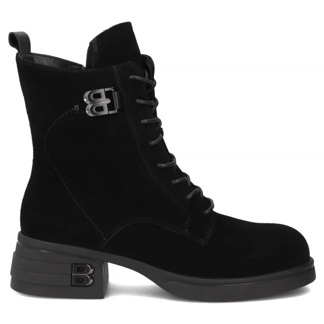 Leather ankle boots Filippo DBT7181/25 BK black