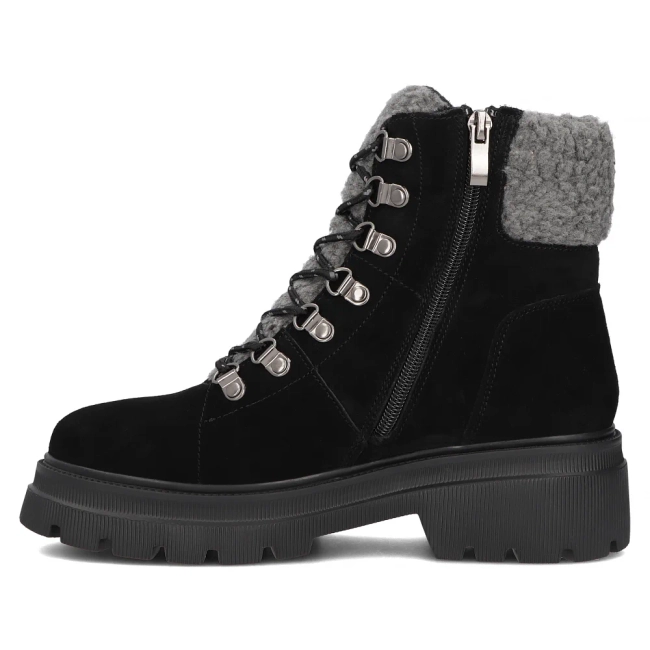 Leather ankle boots Filippo DBT6381/24 BK black