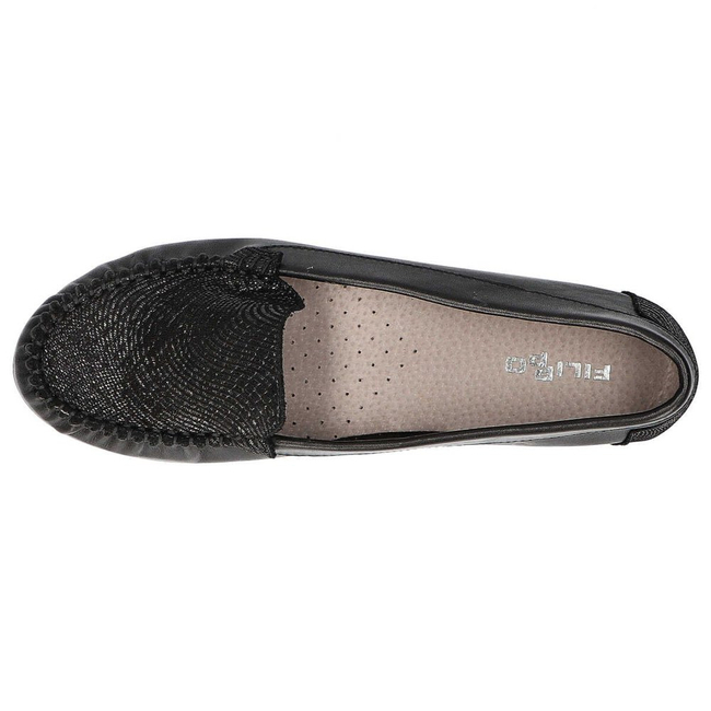 Filippo Moccasins 10016 Tejus black + Black Snake