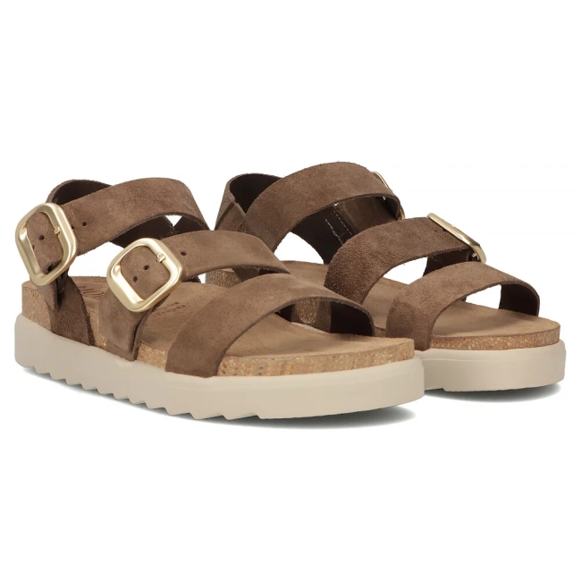 Skórzane sandały Yokono TUNEZ-127 SERRAJE LODO brązowe