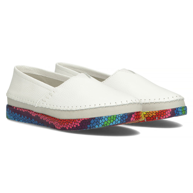 Leather shoes Filippo DP1213/22 WH white