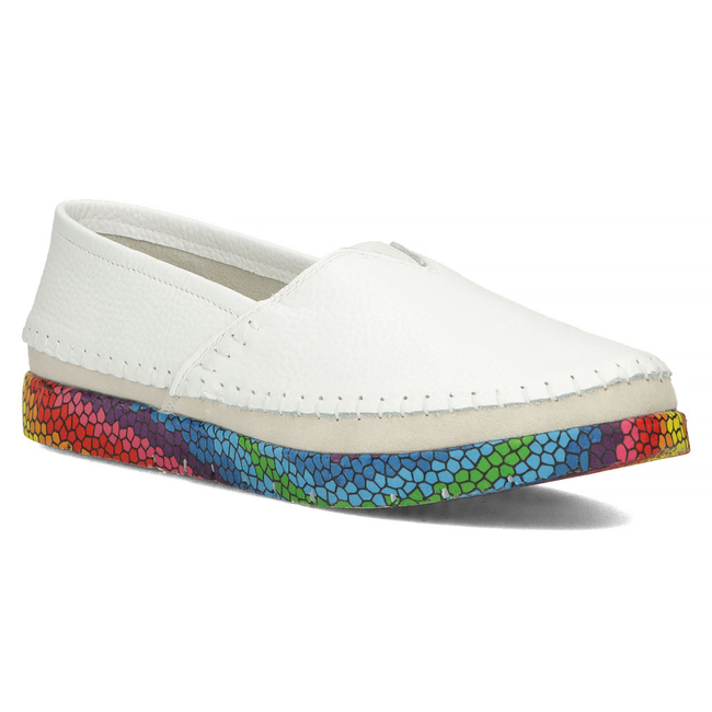 Leather shoes Filippo DP1213/23 WH white