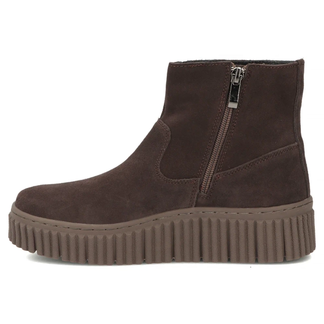 Leather ankle boots Filippo DBT8336/26 D BR dark brown