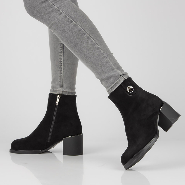 Botki Filippo DBT3103/21 BK czarne