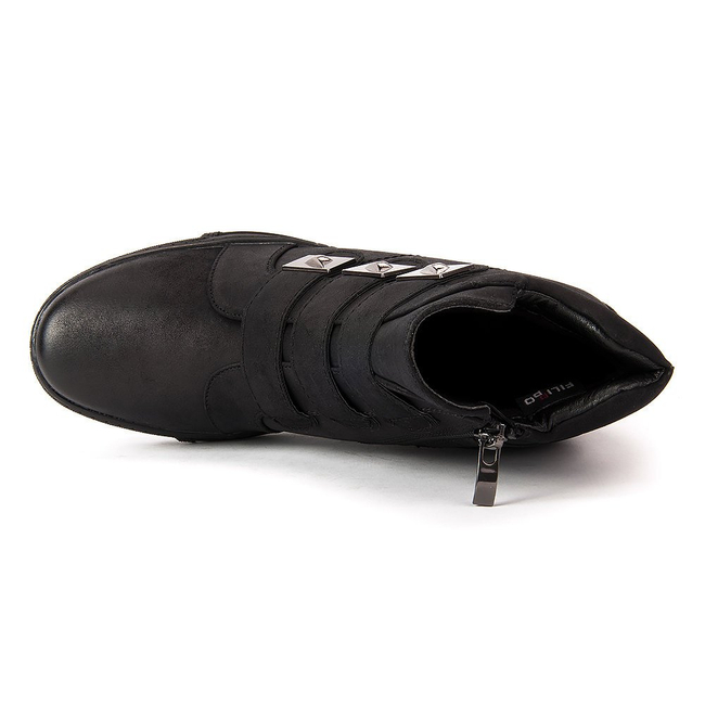Botki FILIPPO DBT349/17 BK Czarne