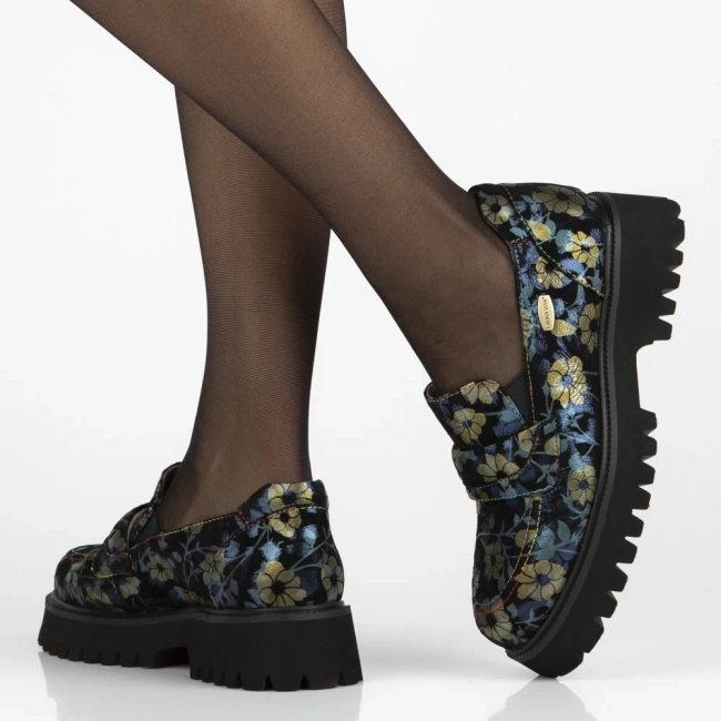 Leather shoes Laura Vita ifcigo 43 blue