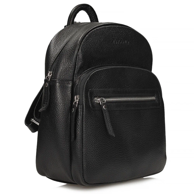 Leather backpack Toscanio T1144 black