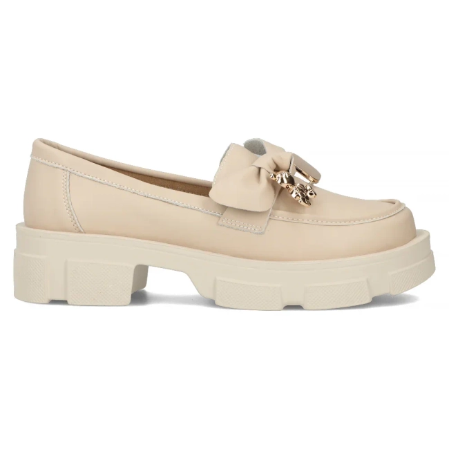 Leather shoes Filippo DP6101/25 BE beige