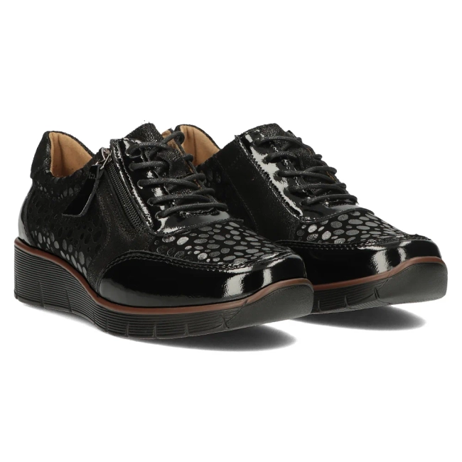 Leather shoes Filippo DP4912/24 BK L black