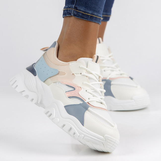 Sneakersy Filippo BL275P BL niebieskie