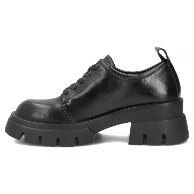 Leather shoes Filippo DP8156/26 BK black