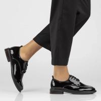 Leather shoes Filippo DP6307/24 BK black