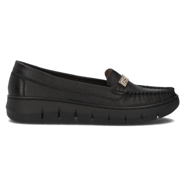 Leather loafers Filippo 10167 black