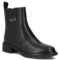 Leather ankle boots Filippo DBT7341/25 BK black