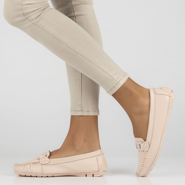 Leather loafers Filippo DP4547/23 PI pink