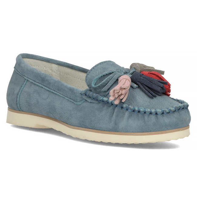 Leather loafers Filippo DP3512/22 NV navy blue