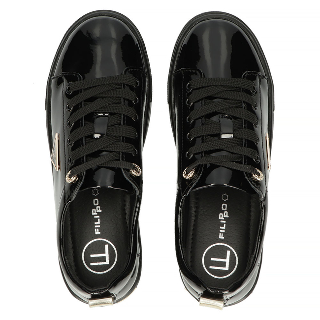 Leather shoes FILIPPO DP3533/22 BK L black