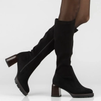 Heeled boots Filippo DKZ8165/26 BK SU black
