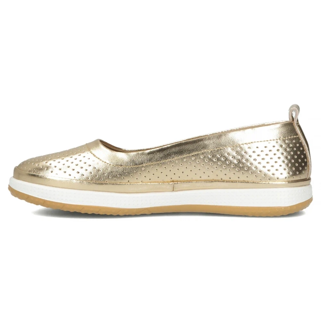 Leather ballerinas Filippo DP7008/25 GO gold