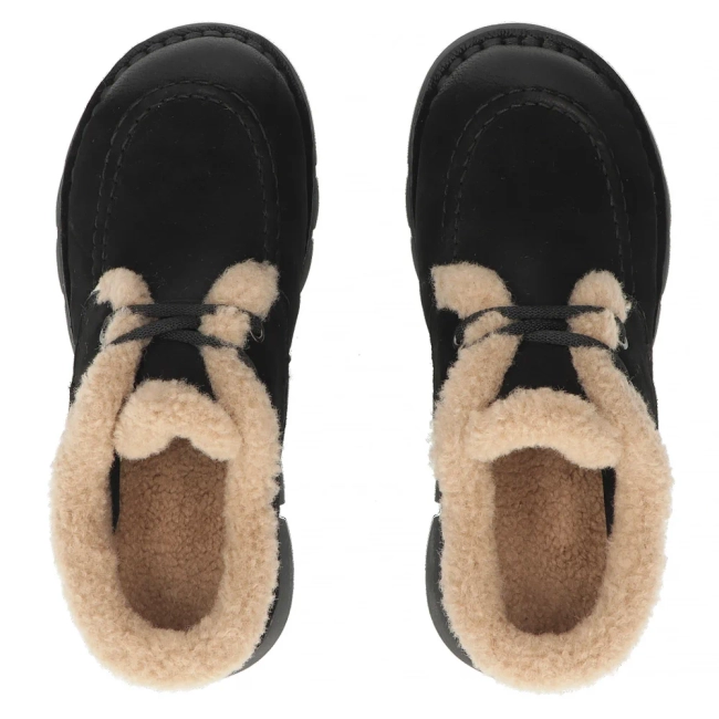 Skórzane półbuty Filippo DP8181/26 BK czarne