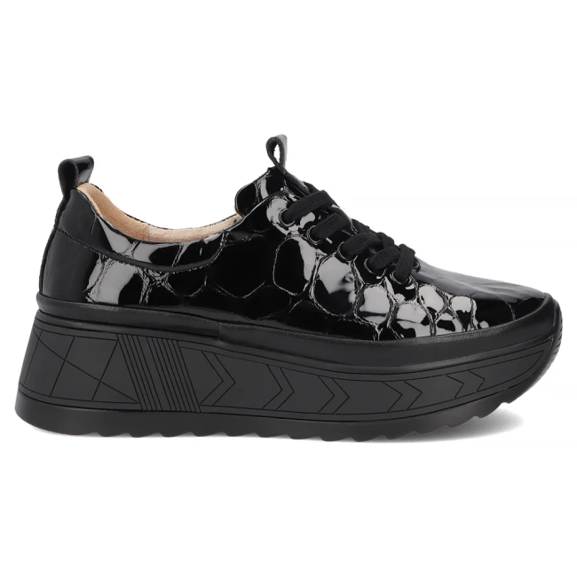 Leather sneakers Filippo DP6427/26 BK CR