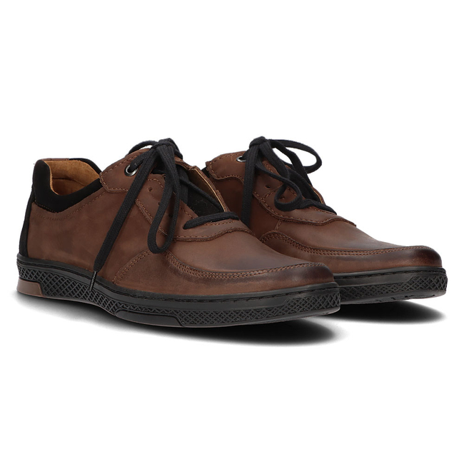 Leather shoes Filippo 918 brown