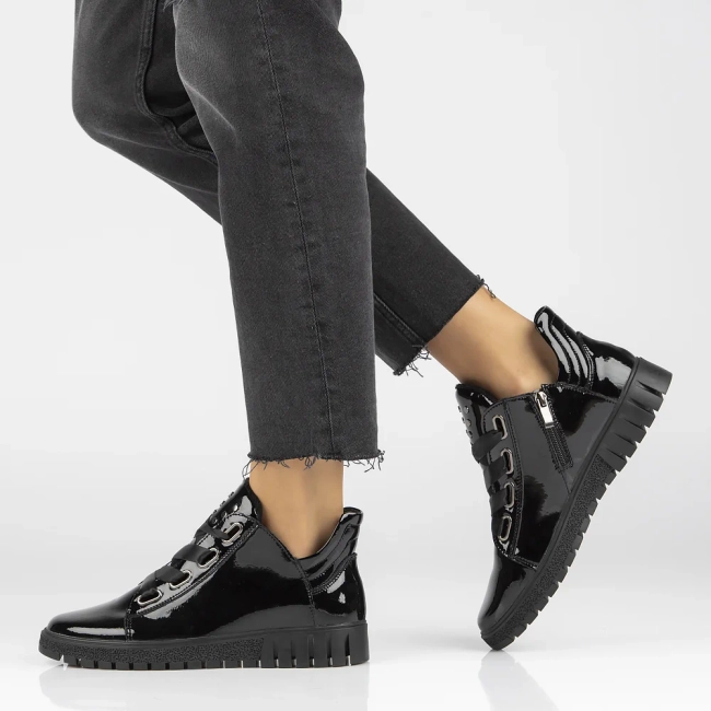 Leather ankle boots Filippo DBT3197/25 BK black