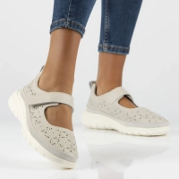 Leather shoes Filippo DP6073/24 BE beige