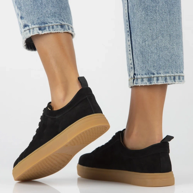 Leather shoes Filippo DP6129/24 BK black